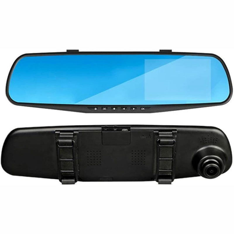 Specchietto Retrovisore con Doppia Telecamera e DVR per Auto