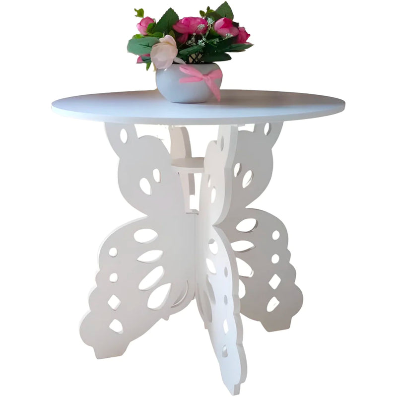 Tavolino Rotondo Design Farfalla