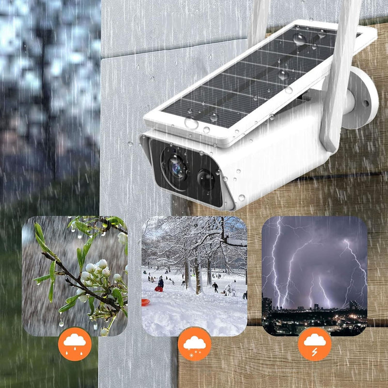 Telecamera di Sorveglianza Solare Monitoraggio Smart  IP67