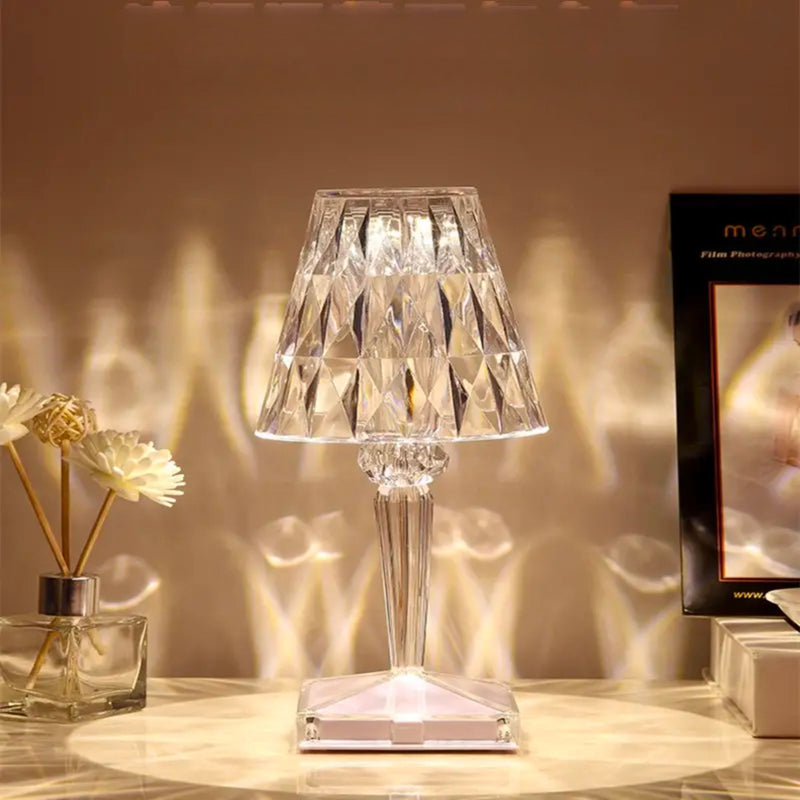 Lampada Diamante da Tavolo LED - Ricaricabile & Decorativa