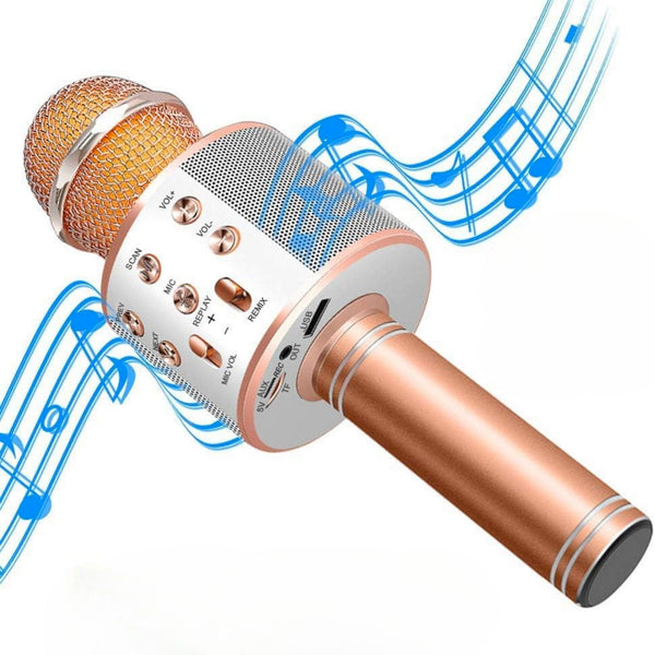 Microfono Speaker Bluetooth Karaoke Audio HD Wireless