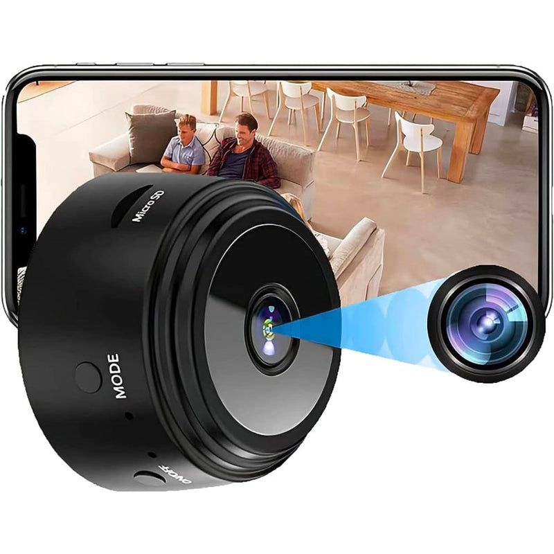 Mini Telecamera Spia Wifi HD con Visione Notturna e Calamita