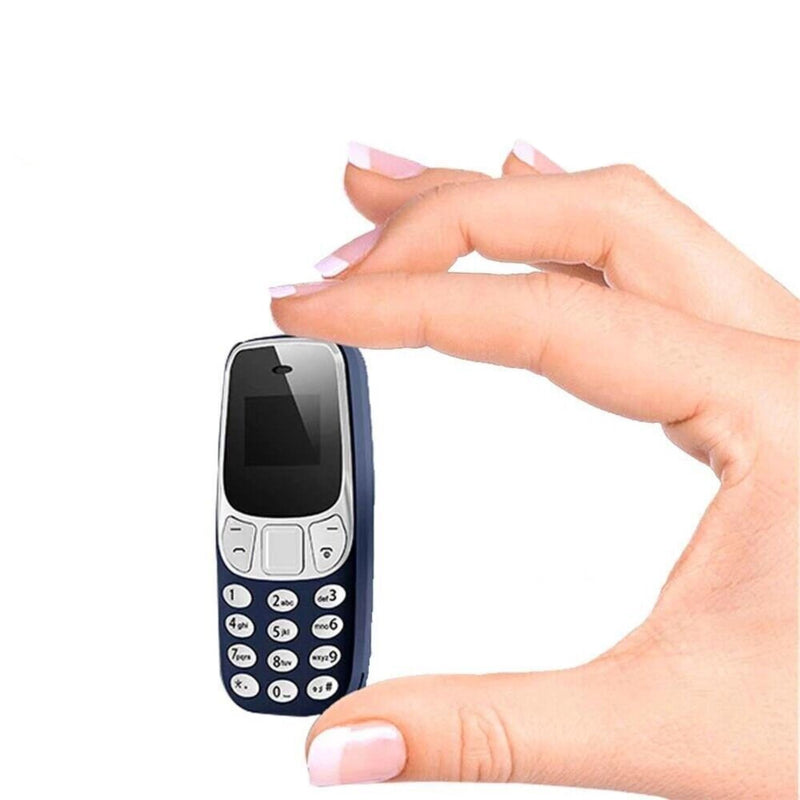 Mini Telefono Bluetooth Dual SIM Tascabile Compatto e Multifunzione