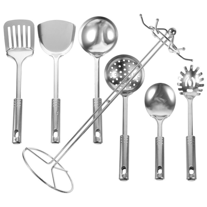 Set di utensili da cucina in acciaio inossidabile, spatola